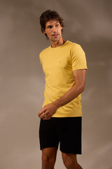 CAMISETA CONFORTO 100% ALGODÃO - AMARELO da Vörr Brasil | Vörr Brasil