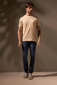 CAMISETA CONFORTO 100% ALGODÃO - AREIA