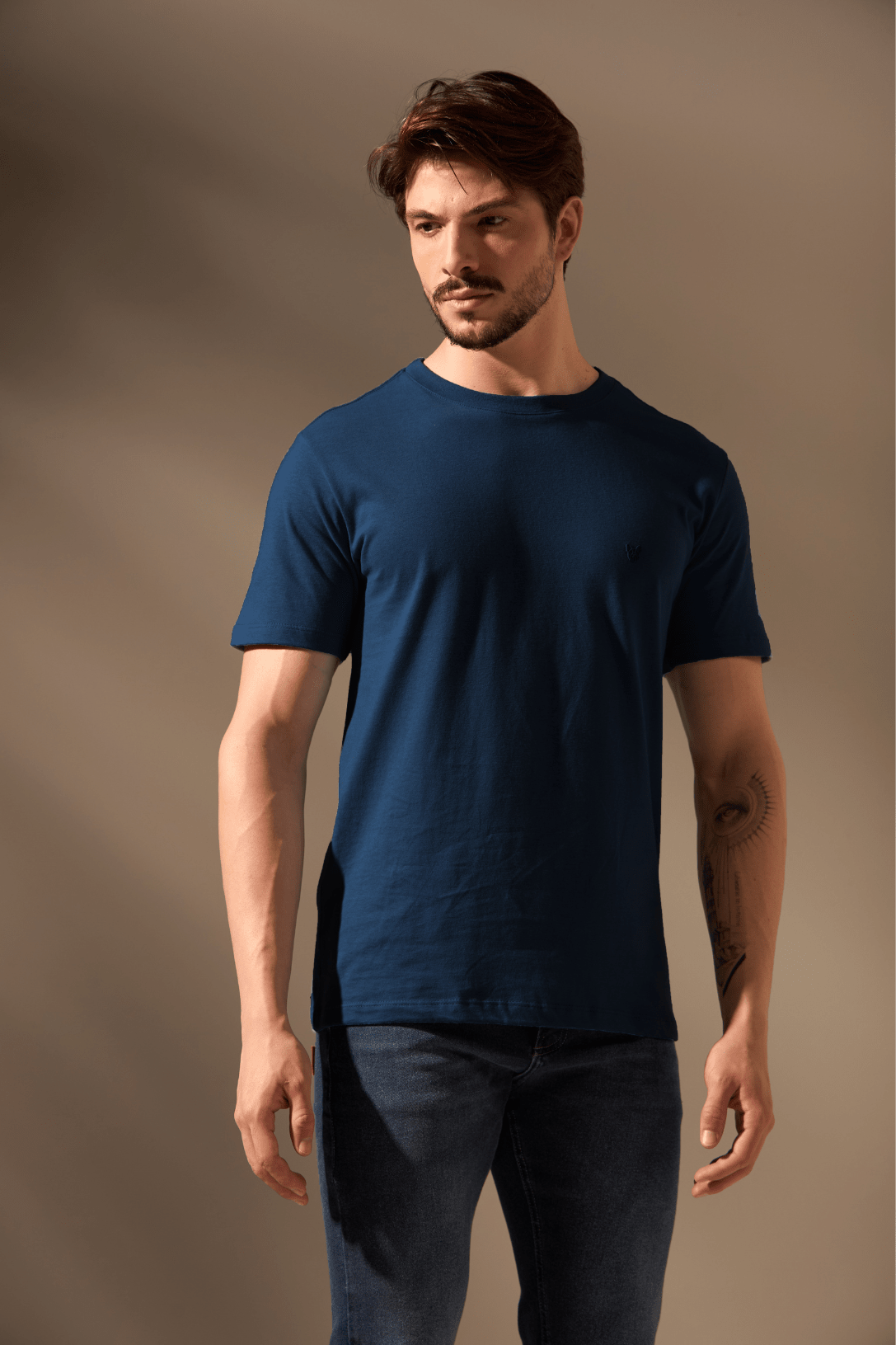 CAMISETA CONFORTO 100% ALGODÃO - MARINHO da Vörr Brasil | Vörr Brasil