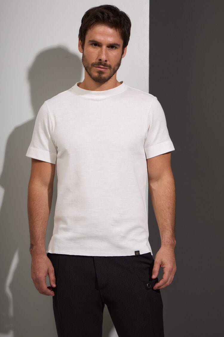CAMISETA CRISTAIS ALGODÃO EGÍPCIO - BEGE CLARO da Vörr Brasil | Vörr Brasil