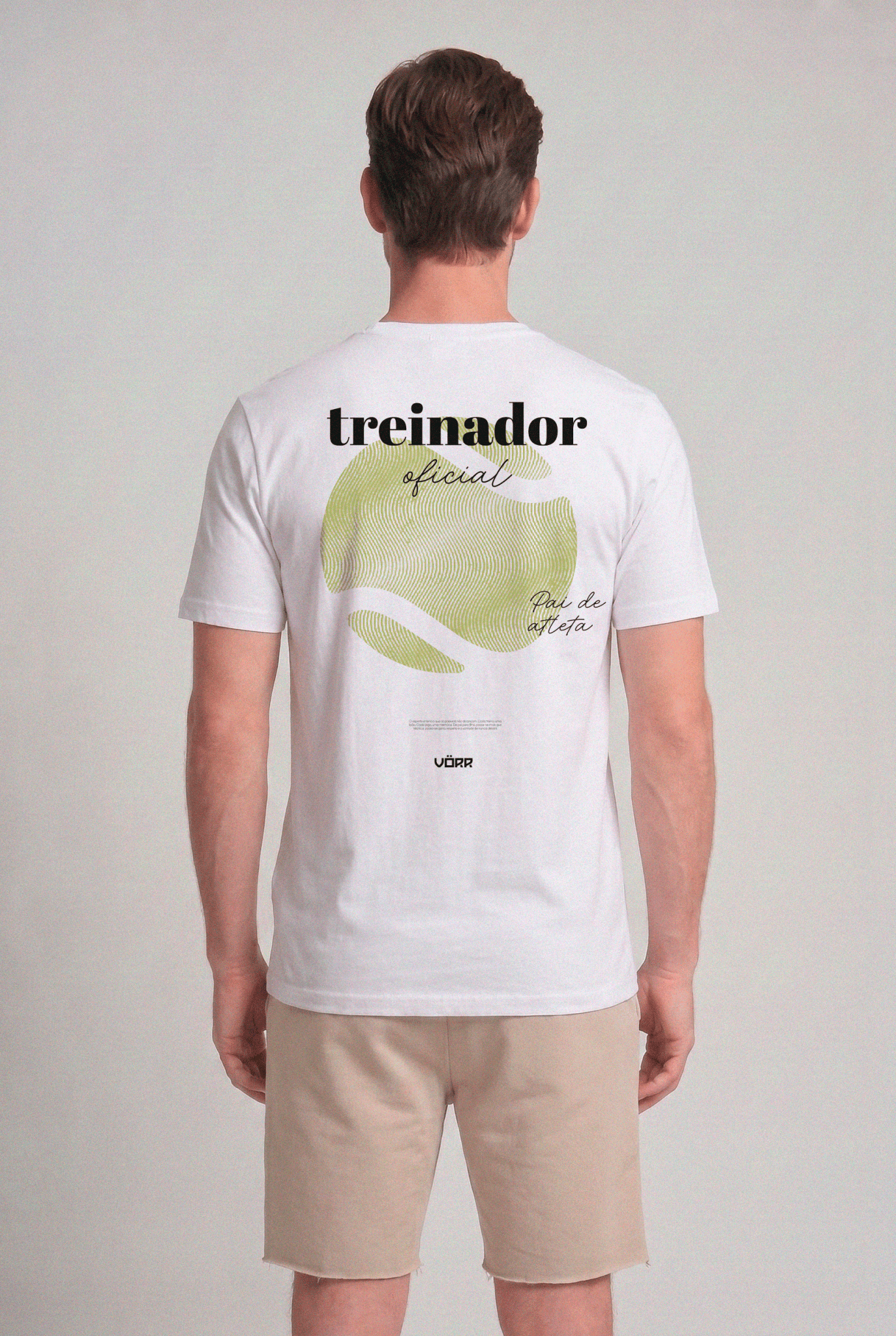 CAMISETA ENDÖRFINA DE PAI PARA FILHO ALGODÃO EGÍPCIO - BRANCO da Vörr Brasil | Vörr Brasil