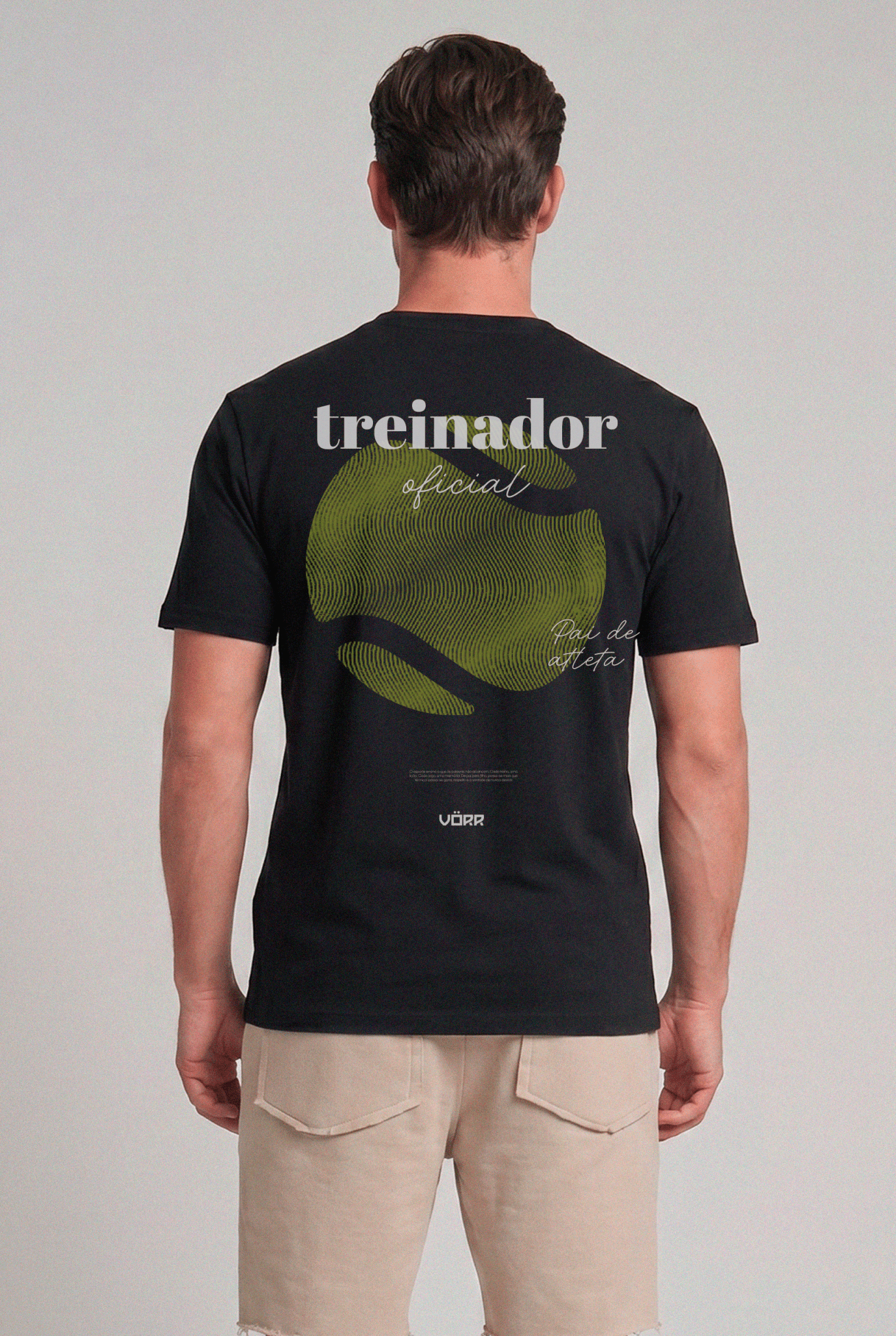 CAMISETA ENDÖRFINA DE PAI PARA FILHO ALGODÃO EGÍPCIO - PRETO da Vörr Brasil | Vörr Brasil
