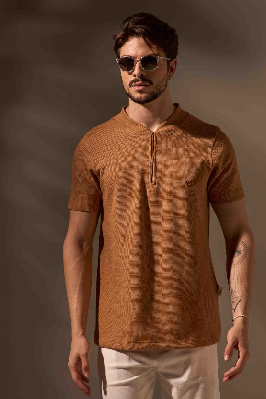 CAMISETA ENDURANCE TEXTURIZADA ALGODÃO EGÍPCIO - COBRE da Vörr Brasil | Loja Oficial Vörr Brasil