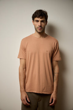 CAMISETA ESSENCIAL ALGODÃO EGÍPCIO - LARANJA