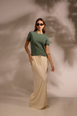 CAMISETA ESSENCIAL ALGODÃO EGÍPCIO - VERDE MUSGO da Vörr Brasil | Vörr Brasil