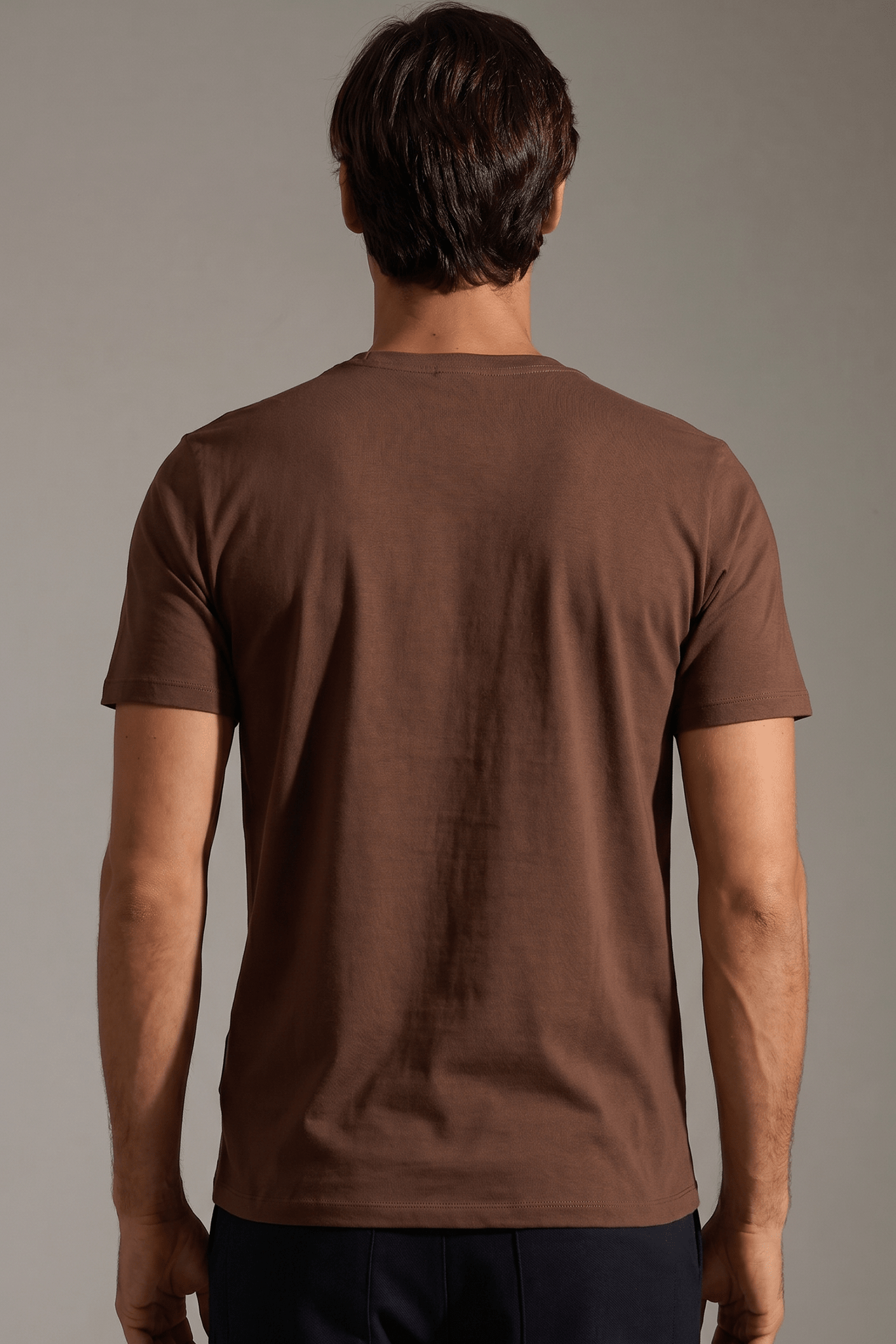 CAMISETA ESSENCIAL ZERO ALGODÃO PIMA - MARROM da Vörr Brasil | Vörr Brasil