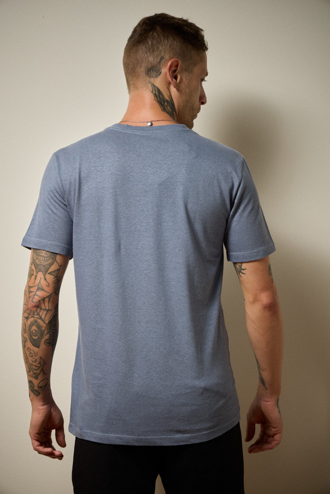 CAMISETA FIBRA NATURAL CÂNHAMO CONCEITO - AZUL da Vörr Brasil | Vörr Brasil