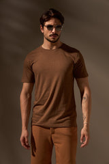 CAMISETA FIBRA NATURAL CÂNHAMO CONCEITO - MARROM da Vörr Brasil | Vörr Brasil