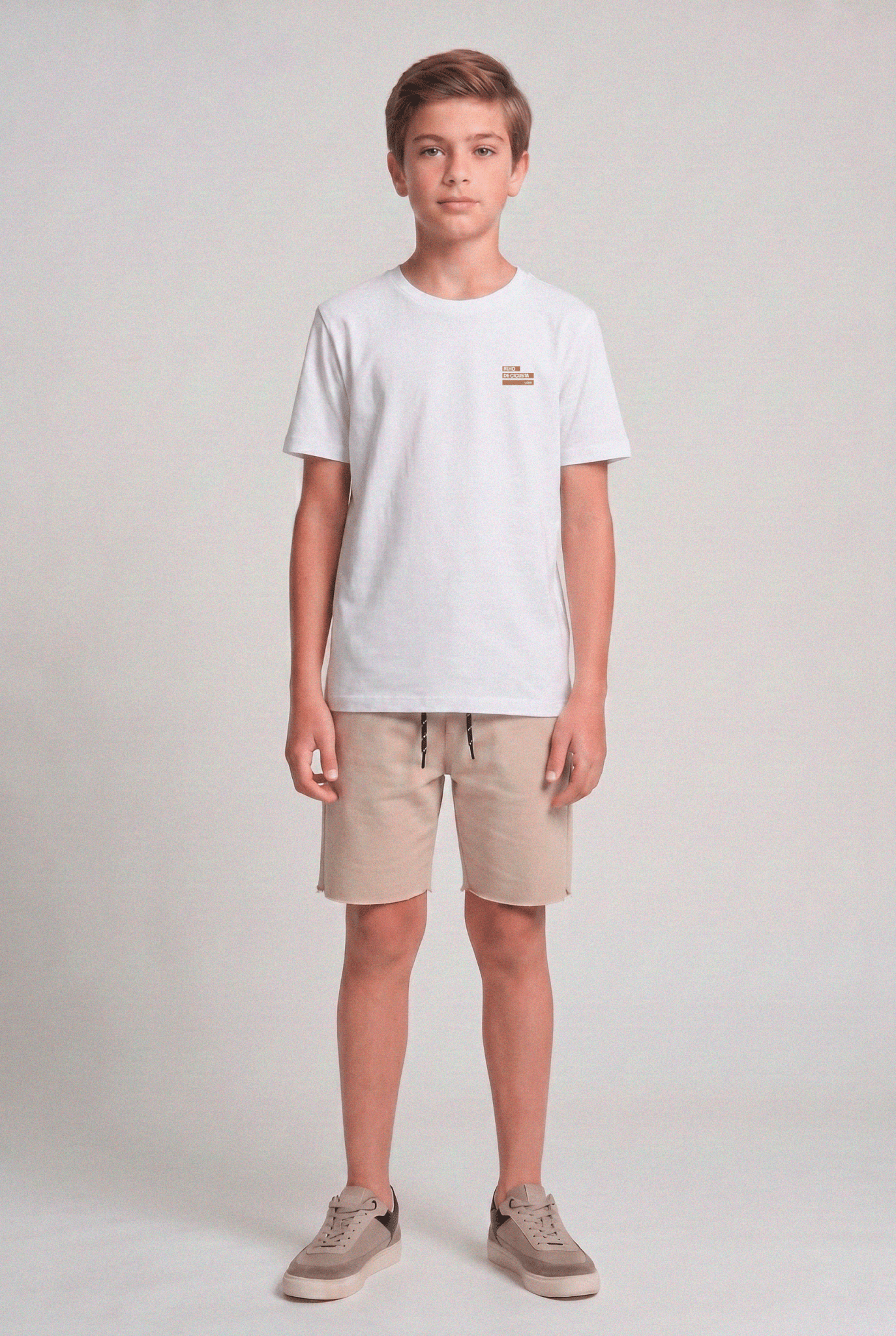 CAMISETA FILHO DE CICLISTA INFANTIL ALGODÃO EGÍPCIO - BRANCO da Vörr Brasil | Vörr Brasil