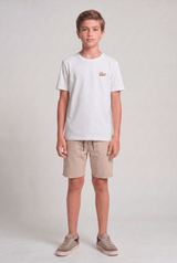 CAMISETA FILHO DE CICLISTA INFANTIL ALGODÃO EGÍPCIO - BRANCO da Vörr Brasil | Vörr Brasil