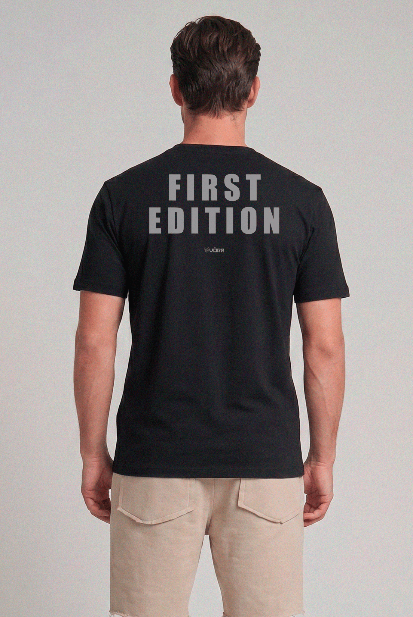 CAMISETA FIRST EDITION ALGODÃO EGÍPCIO - PRETO da Vörr Brasil | Vörr Brasil