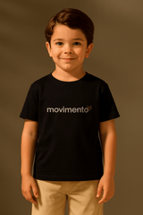 CAMISETA MOVIMENTO FLOW INFANTIL - PRETO da Vörr Brasil | Loja Oficial Vörr Brasil