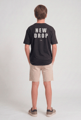 CAMISETA NEW DROP INFANTIL ALGODÃO EGÍPCIO - PRETO da Vörr Brasil | Vörr Brasil