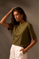 CAMISETA OVERSIZE - VERDE MUSGO da Vörr Brasil | Loja Oficial Vörr Brasil