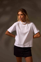 CAMISETA OVERSIZE VÖRR ALGODÃO EGÍPCIO - BRANCO da Vörr Brasil | Loja Oficial Vörr Brasil