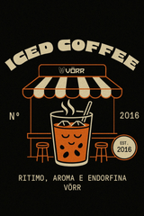 CAMISETA OVERSIZED UNISSEX ICED COFFEE 100% ALGODÃO - PRETO da Vörr Brasil | Loja Oficial Vörr Brasil