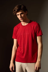 CAMISETA STONE MEDITE CIPÓ - VERMELHO da Vörr Brasil | Loja Oficial Vörr Brasil