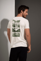 CAMISETA TABULEIRO CIPÓ ALGODÃO EGÍPCIO - BEGE da Vörr Brasil | Vörr Brasil