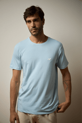 CAMISETA VÖRR ICON ALGODÃO EGÍPCIO - AZUL CLARO da Vörr Brasil | Vörr Brasil