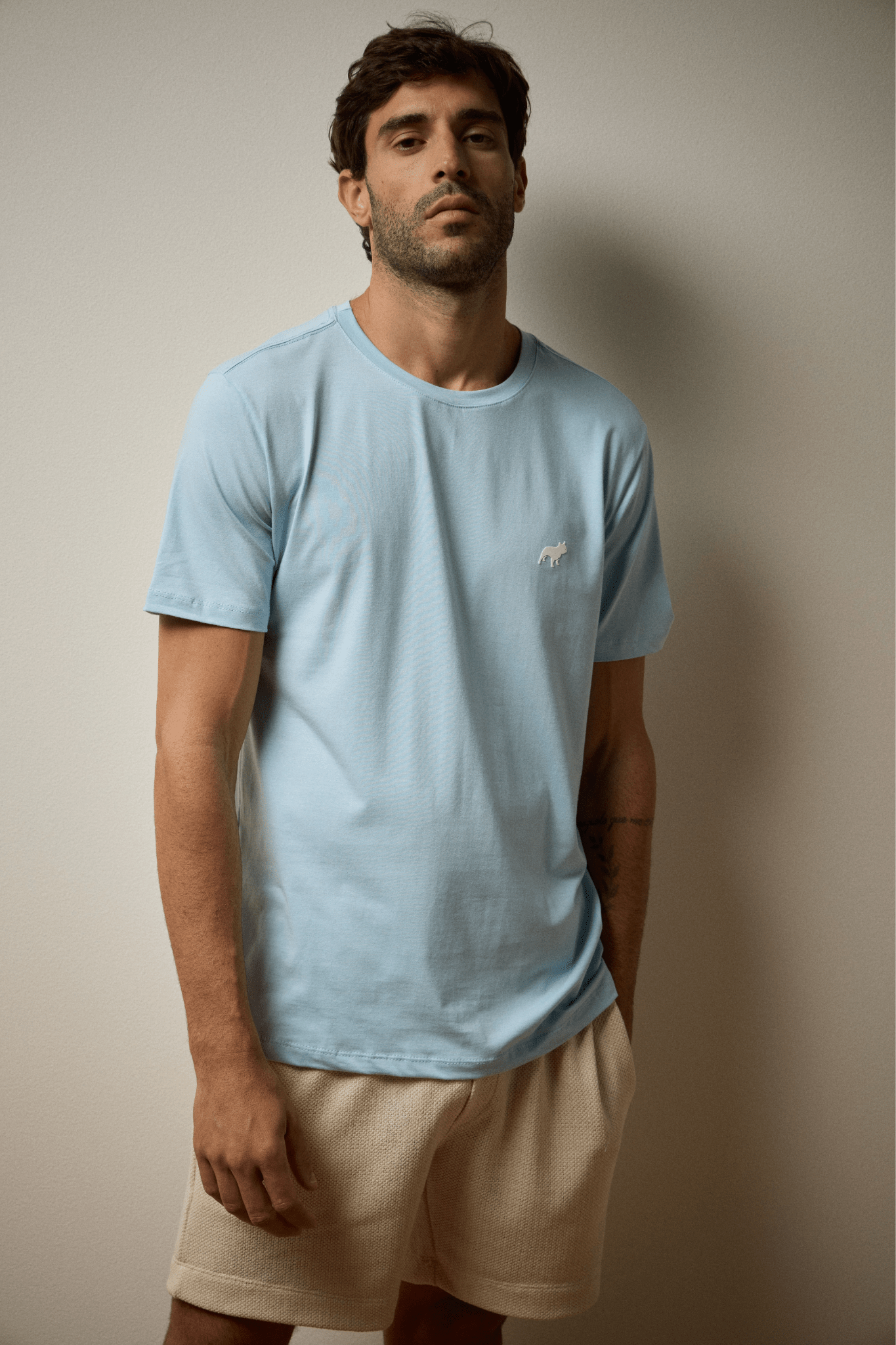 CAMISETA VÖRR ICON ALGODÃO EGÍPCIO - AZUL CLARO da Vörr Brasil | Vörr Brasil