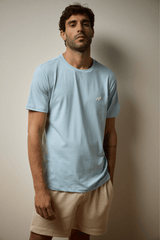 CAMISETA VÖRR ICON ALGODÃO EGÍPCIO - AZUL CLARO da Vörr Brasil | Vörr Brasil