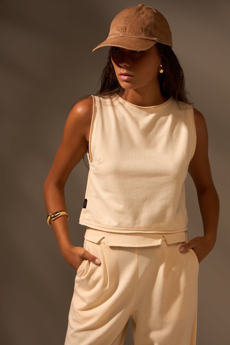 CROPPED BRISAS ALGODÃO - OFF WHITE da Vörr Brasil | Loja Oficial Vörr Brasil