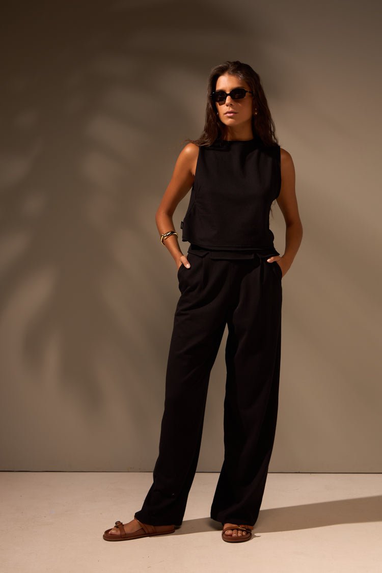 CROPPED BRISAS ALGODÃO - PRETO da Vörr Brasil | Loja Oficial Vörr Brasil