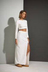 CROPPED CRISTAIS - OFF WHITE da Vörr Brasil | Loja Oficial Vörr Brasil