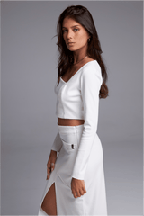 CROPPED SINGULAR - OFF WHITE da Vörr Brasil | Loja Oficial Vörr Brasil