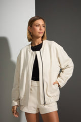 JAQUETA CALIANDRA - OFF WHITE da Vörr Brasil | Loja Oficial Vörr Brasil