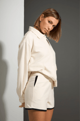 JAQUETA FLORA ALGODÃO - OFF WHITE da Vörr Brasil | Vörr Brasil