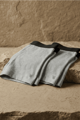 KIT 2 CUECAS BOXER 100% ALGODÃO - CINZA E PRETO da Vörr Brasil | Loja Oficial Vörr Brasil