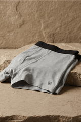 KIT 2 CUECAS BOXER 100% ALGODÃO - CINZA E PRETO da Vörr Brasil | Loja Oficial Vörr Brasil