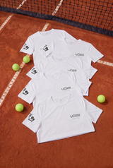 KIT 5 CAMISETAS COMPETIÇÃO FLY TECH POLIAMIDA - BRANCO