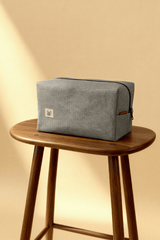 NECESSAIRE VÖRR RIBANA - CINZA da Vörr Brasil | Loja Oficial Vörr Brasil