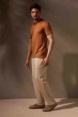 POLO ALGODÃO MALHA PIMA - COBRE da Vörr Brasil | Loja Oficial Vörr Brasil