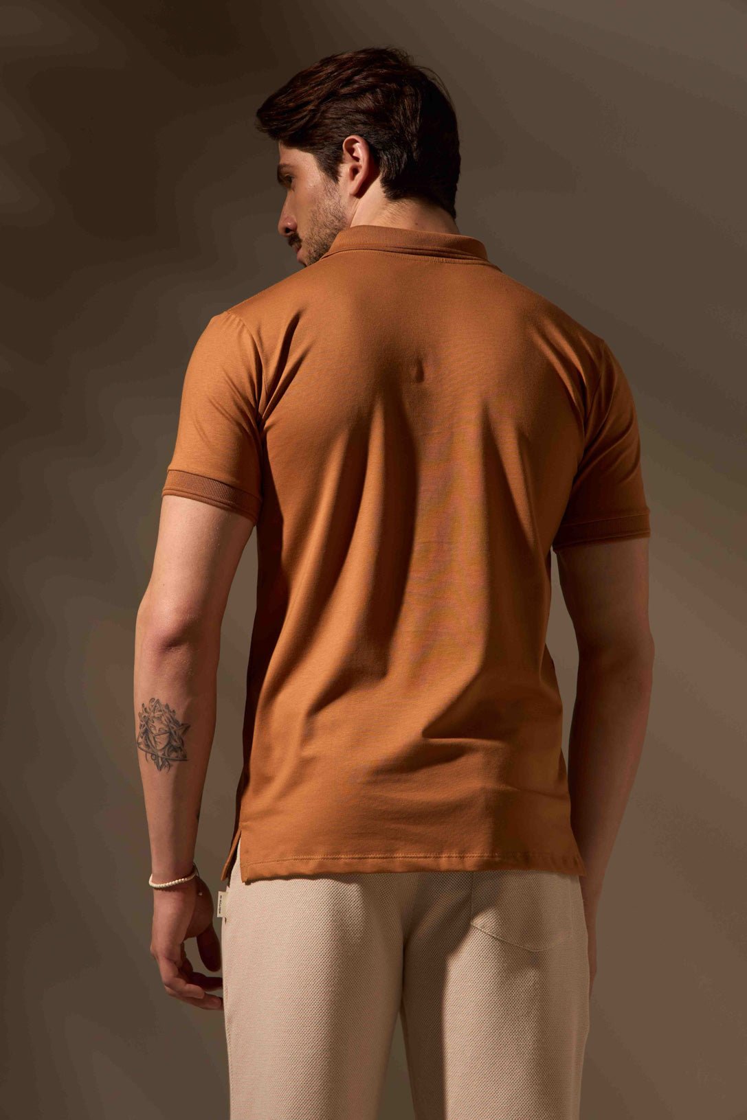 POLO ALGODÃO MALHA PIMA - COBRE da Vörr Brasil | Loja Oficial Vörr Brasil