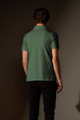 POLO ALGODÃO MALHA PIMA - VERDE OLIVA da Vörr Brasil | Vörr Brasil