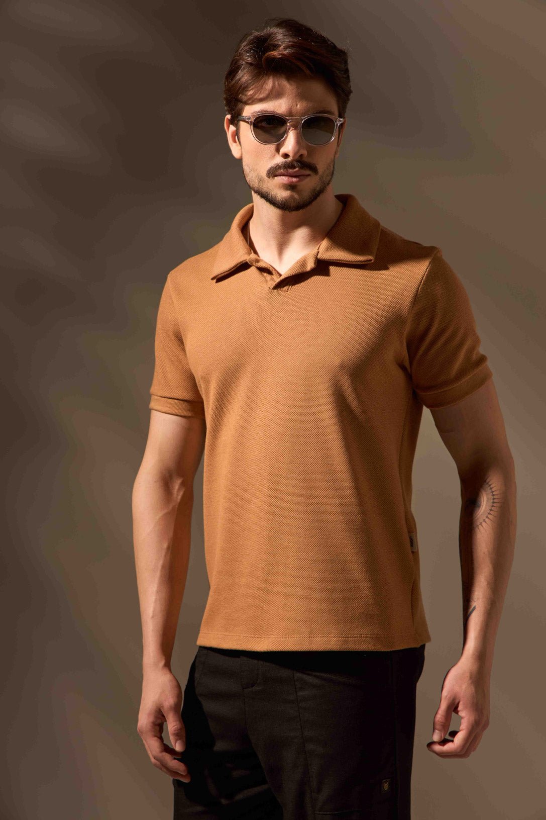 POLO ENDURANCE TEXTURIZADA - COBRE da Vörr Brasil | Loja Oficial Vörr Brasil