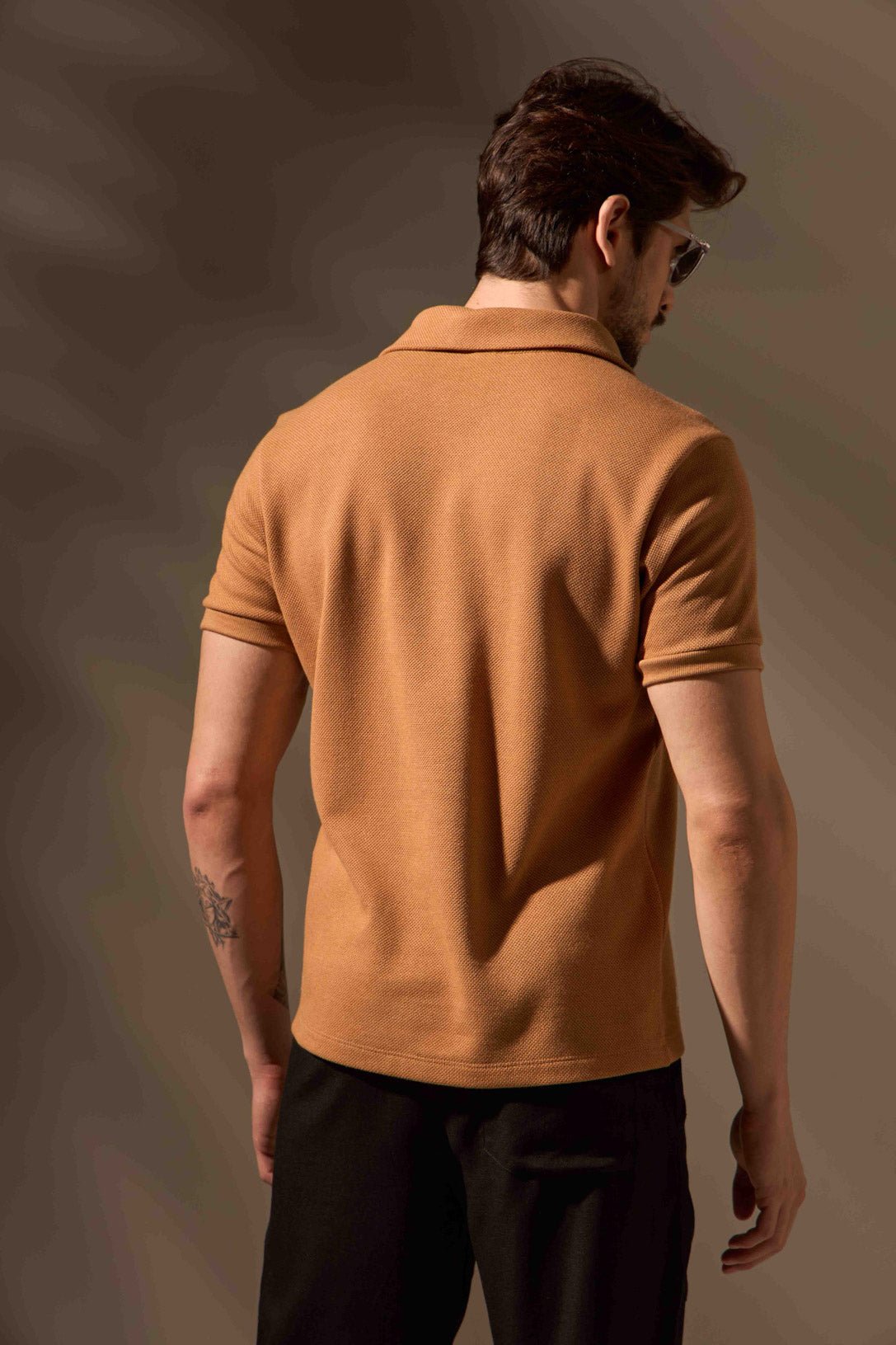 POLO ENDURANCE TEXTURIZADA - COBRE da Vörr Brasil | Loja Oficial Vörr Brasil