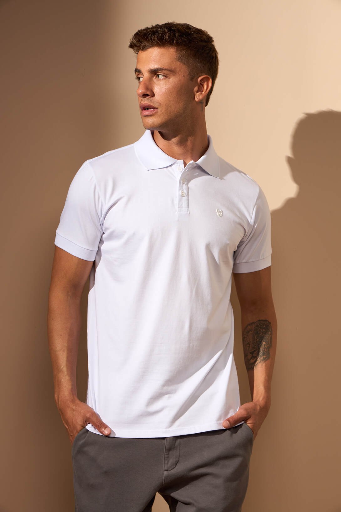 POLO EXPLORER ALGODÃO - BRANCO da Vörr Brasil | Loja Oficial Vörr Brasil