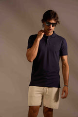 POLO LEVE ALGODÃO - MARINHO da Vörr Brasil | Vörr Brasil