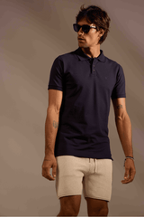 POLO LEVE ALGODÃO - MARINHO da Vörr Brasil | Vörr Brasil