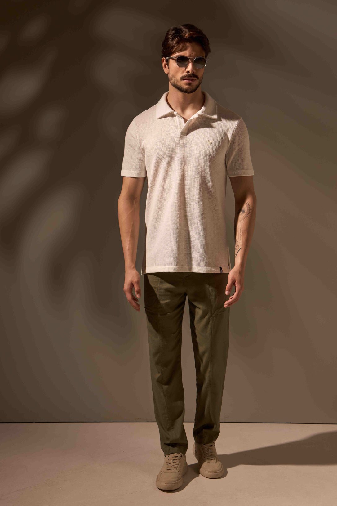 POLO NATUREZA ALGODÃO - OFF WHITE da Vörr Brasil | Loja Oficial Vörr Brasil