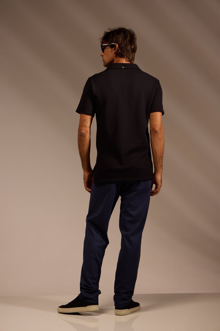 POLO NATUREZA ALGODÃO - PRETO da Vörr Brasil | Loja Oficial Vörr Brasil