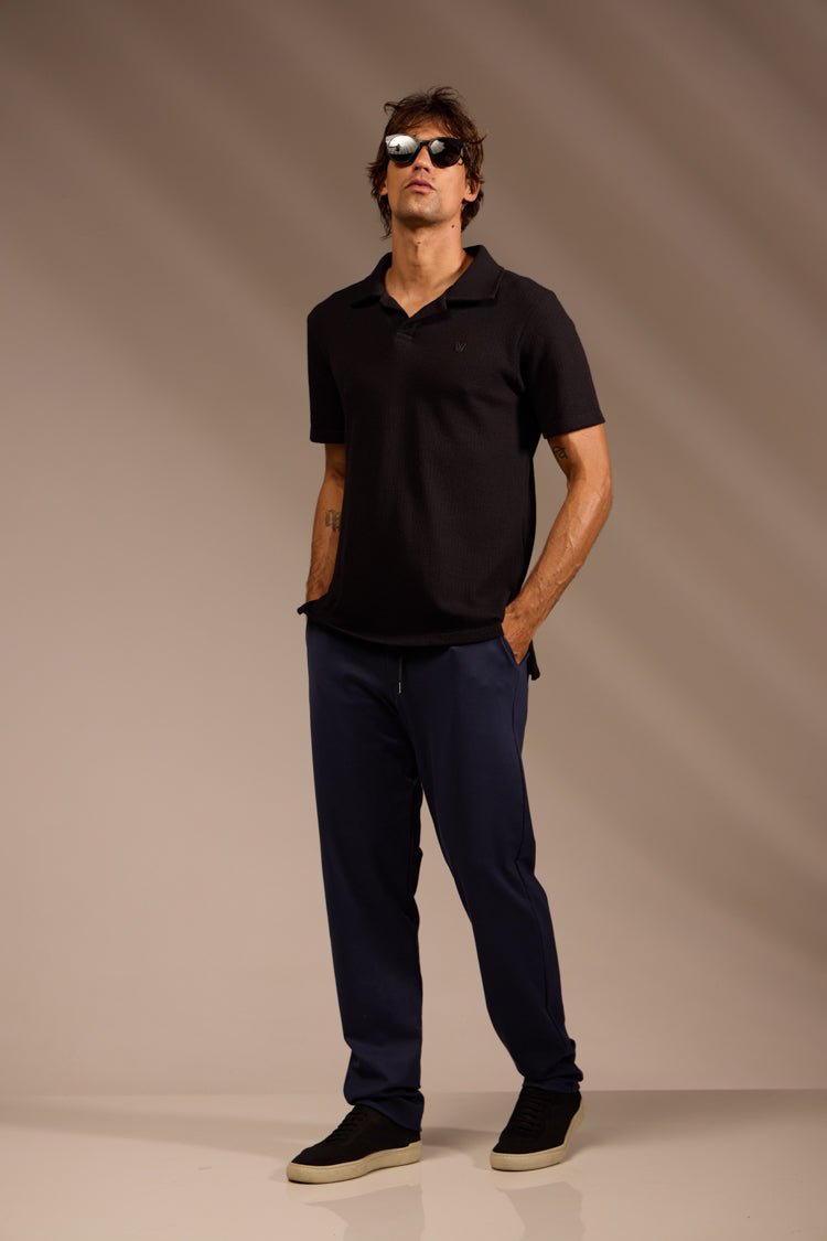 POLO NATUREZA ALGODÃO - PRETO da Vörr Brasil | Loja Oficial Vörr Brasil