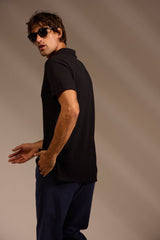 POLO NATUREZA ALGODÃO - PRETO da Vörr Brasil | Loja Oficial Vörr Brasil