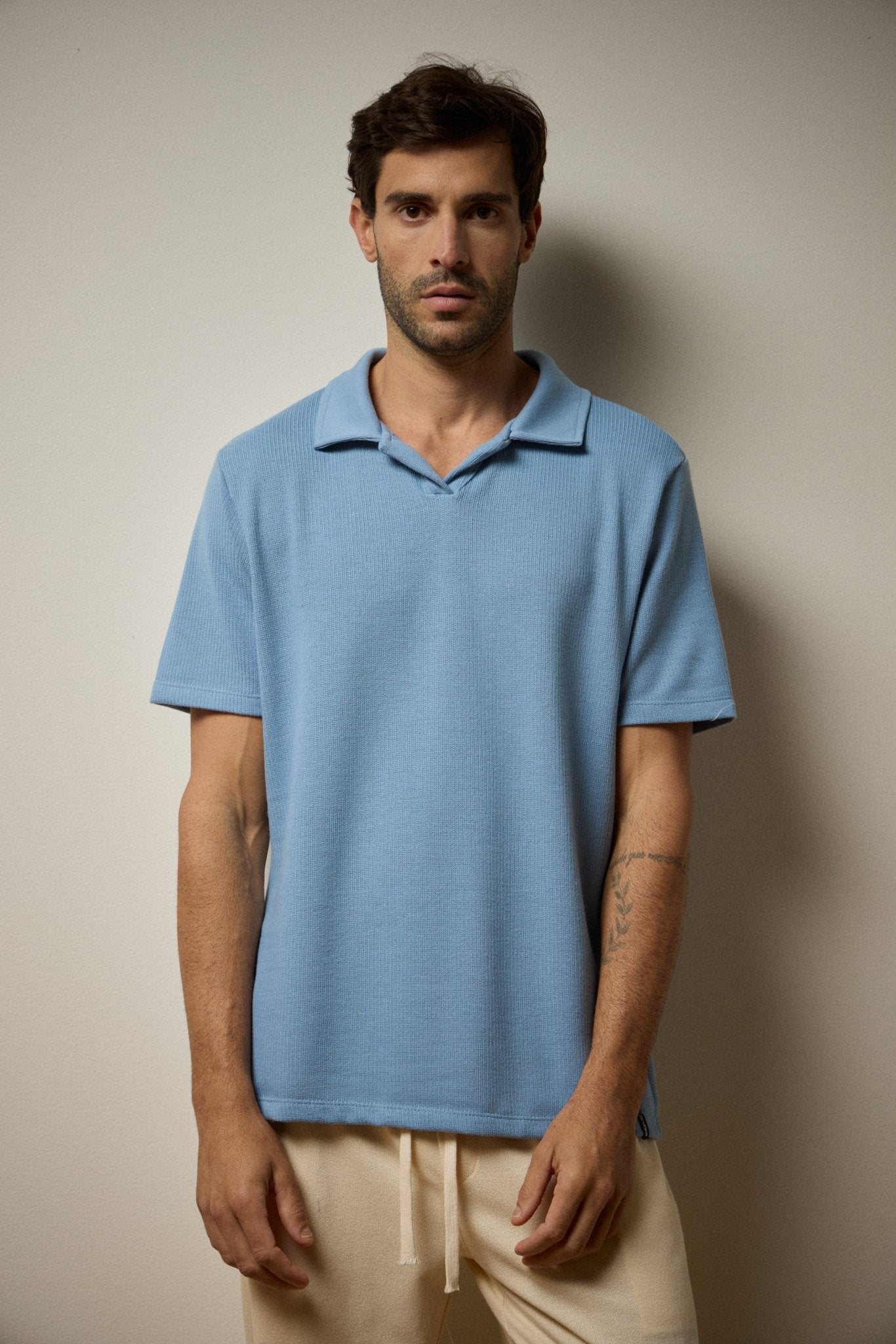 POLO OFF-LINE ALGODÃO - AZUL da Vörr Brasil | Vörr Brasil