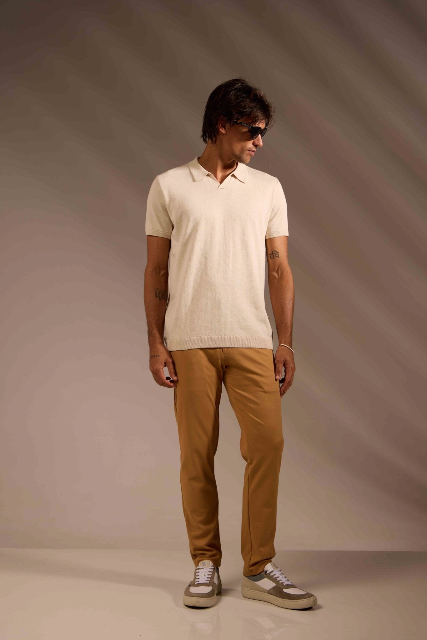 POLO PERFORMANCE POLIAMIDA - OFF WHITE da Vörr Brasil | Vörr Brasil