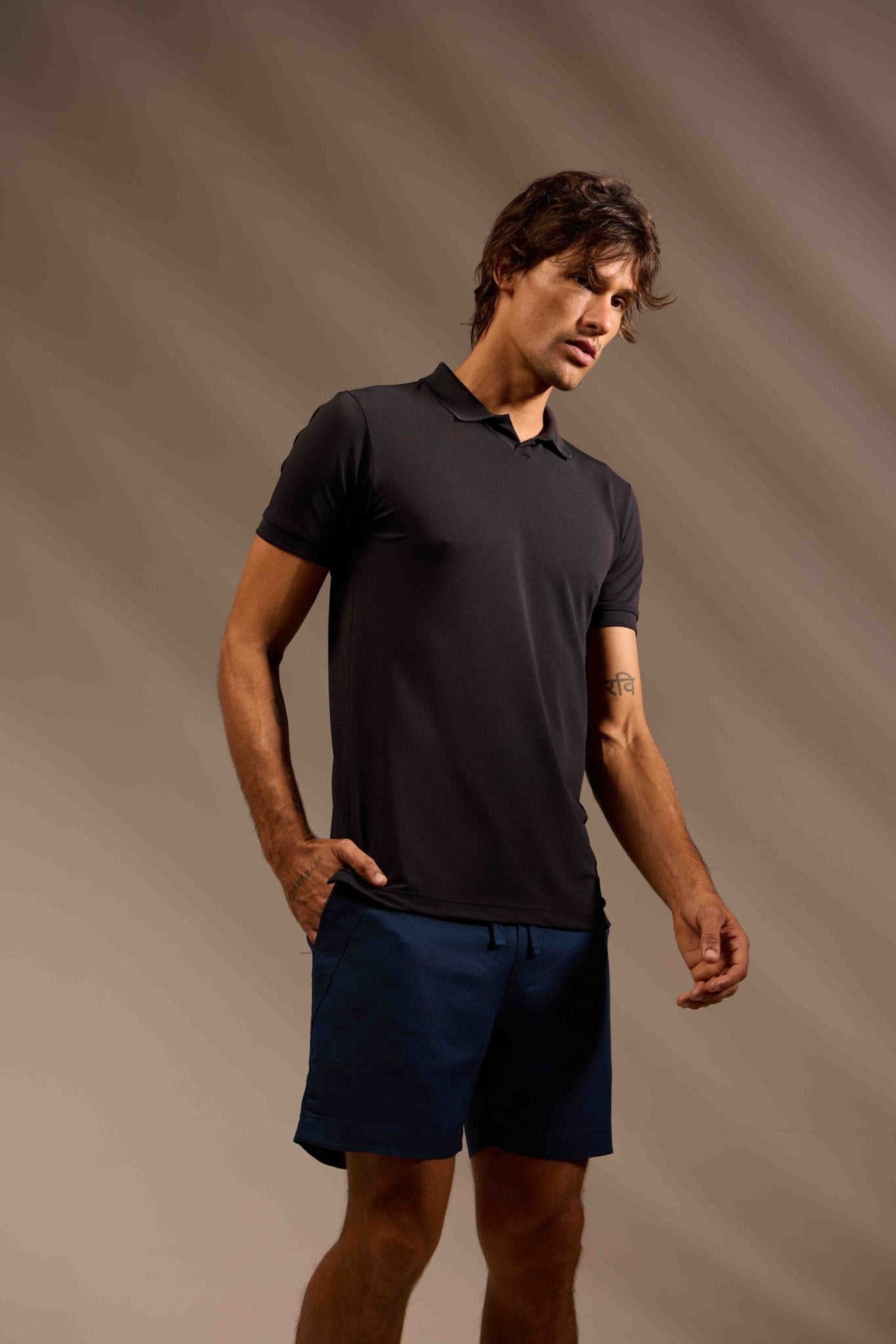 POLO PERFORMANCE POLIAMIDA - PRETO da Vörr Brasil | Loja Oficial Vörr Brasil